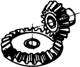 齒輪基本術語錐齒輪、準雙曲面齒輪及其齒輪副