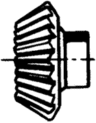 齒輪基本術語錐齒輪、準雙曲面齒輪及其齒輪副