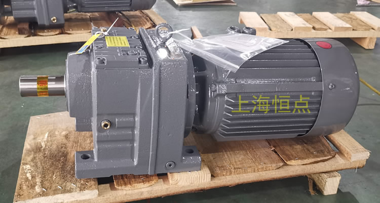 R77減速機 輸入配普通圓殼電機 接線盒位置C3/180 實物照片 -上海恒點