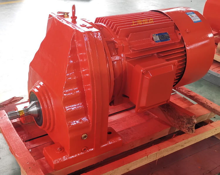 RX127減速機 輸入配電機 紅色油漆 實物圖-上海恒點